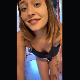 A cute girl records herself from a rear perspective as she takes a massive, gassy shit and a piss while sitting on a toilet and glancing back at the camera. Vertical HD format video. A brief, but fantastic clip! About 1.5 minutes.